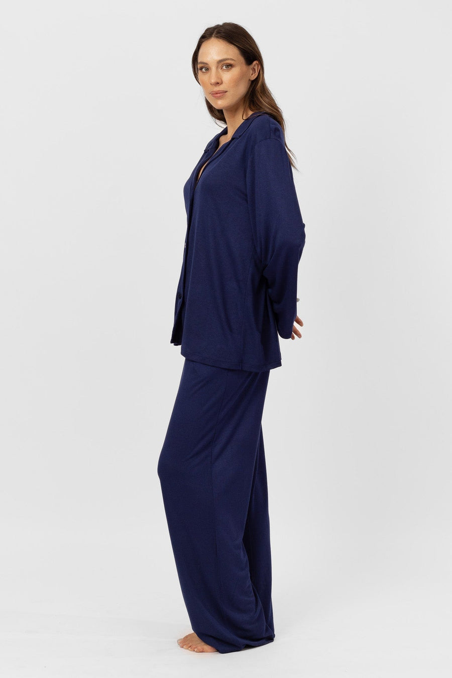 Epiphany Long Sleeve Top | Graphite Pyjama Tops Australia Online | Reverie the Label  TOPS Epiphany Long Sleeve Top