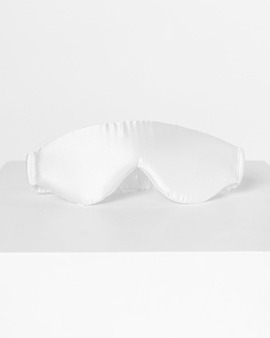 ACCESSORIES Pearl White / One Size Silk Eye Mask