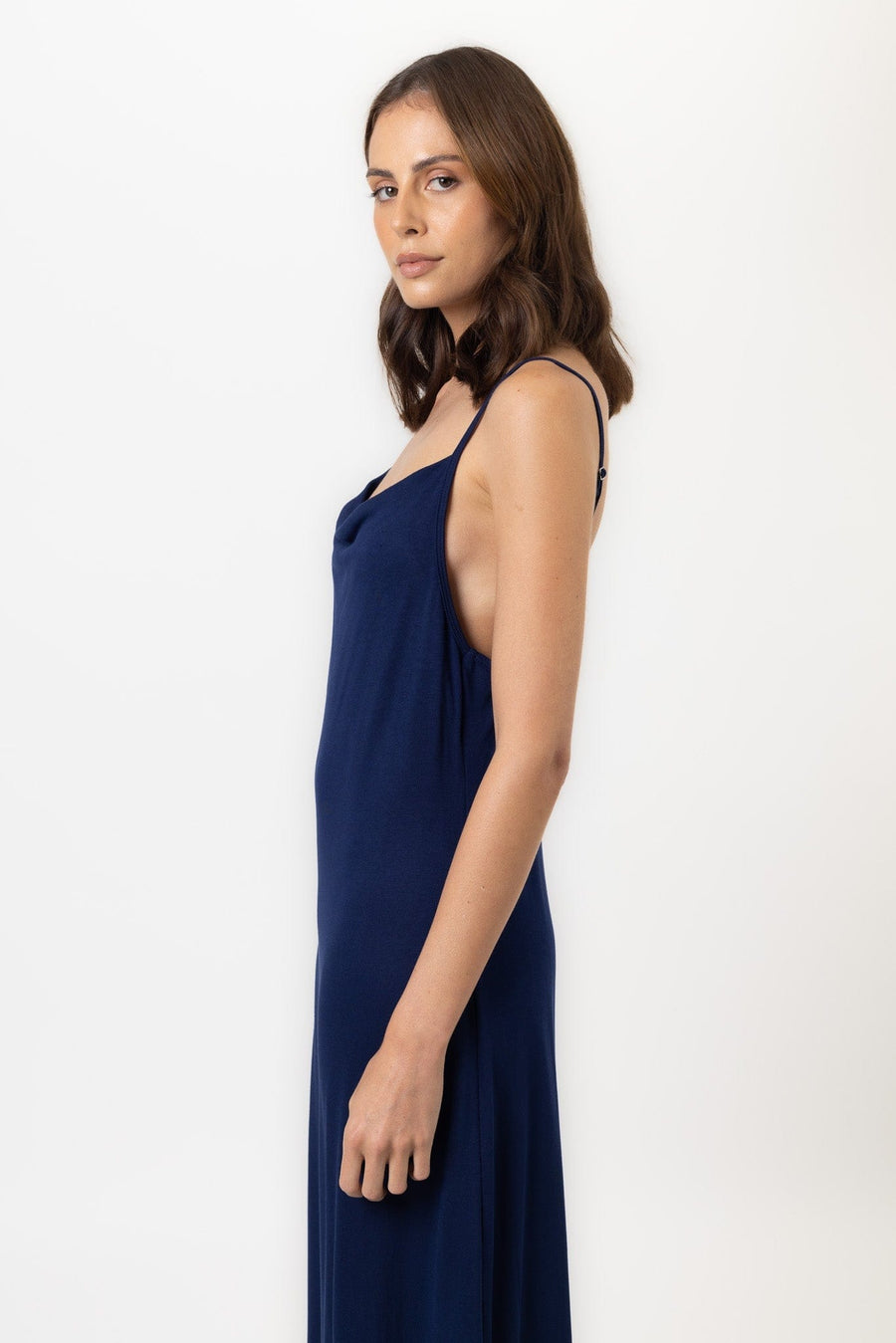 Sienna Nightdress | Navy Sienna Night Dress Night Dresses Pajamas Australia Online | Reverie the Label  DRESS Sienna Nightdress