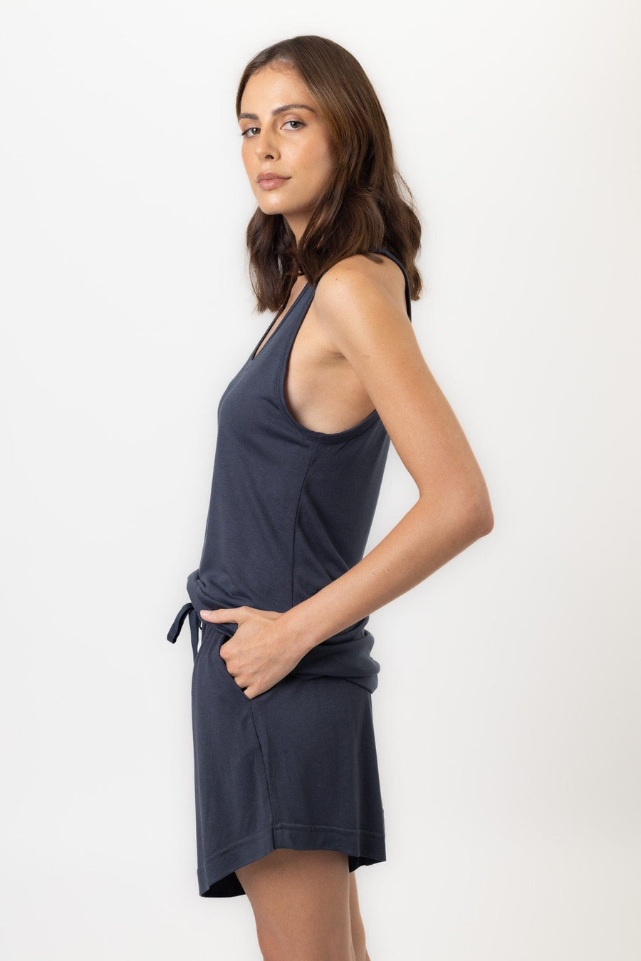 Twighlight Top | Graphite Twighlight Top Pajamas Australia Online | Reverie the Label  TOPS Twilight Top